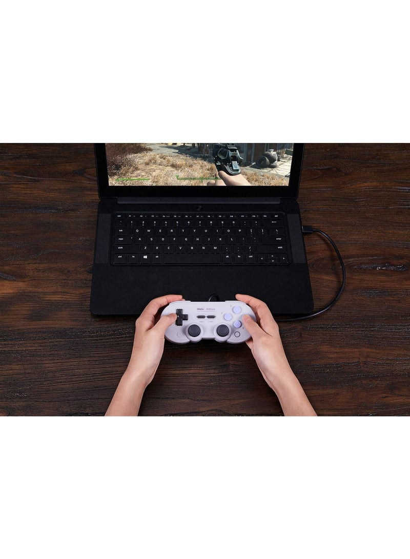 8بت دو وحدة تحكم الألعاب 8Bitdo Sn30 Pro USB لنظام التشغيل Windows و Raspberry Pi (إصدار Sn) - كمبيوتر شخصي - Image 5