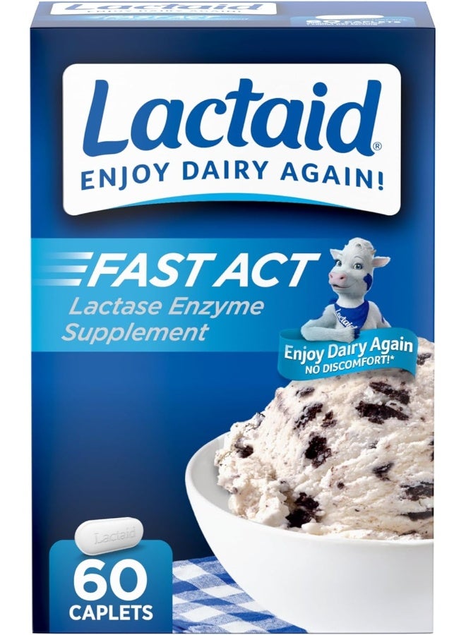 Lactaid Fast Act Lactose Intolerance Relief Caplets - Image 1