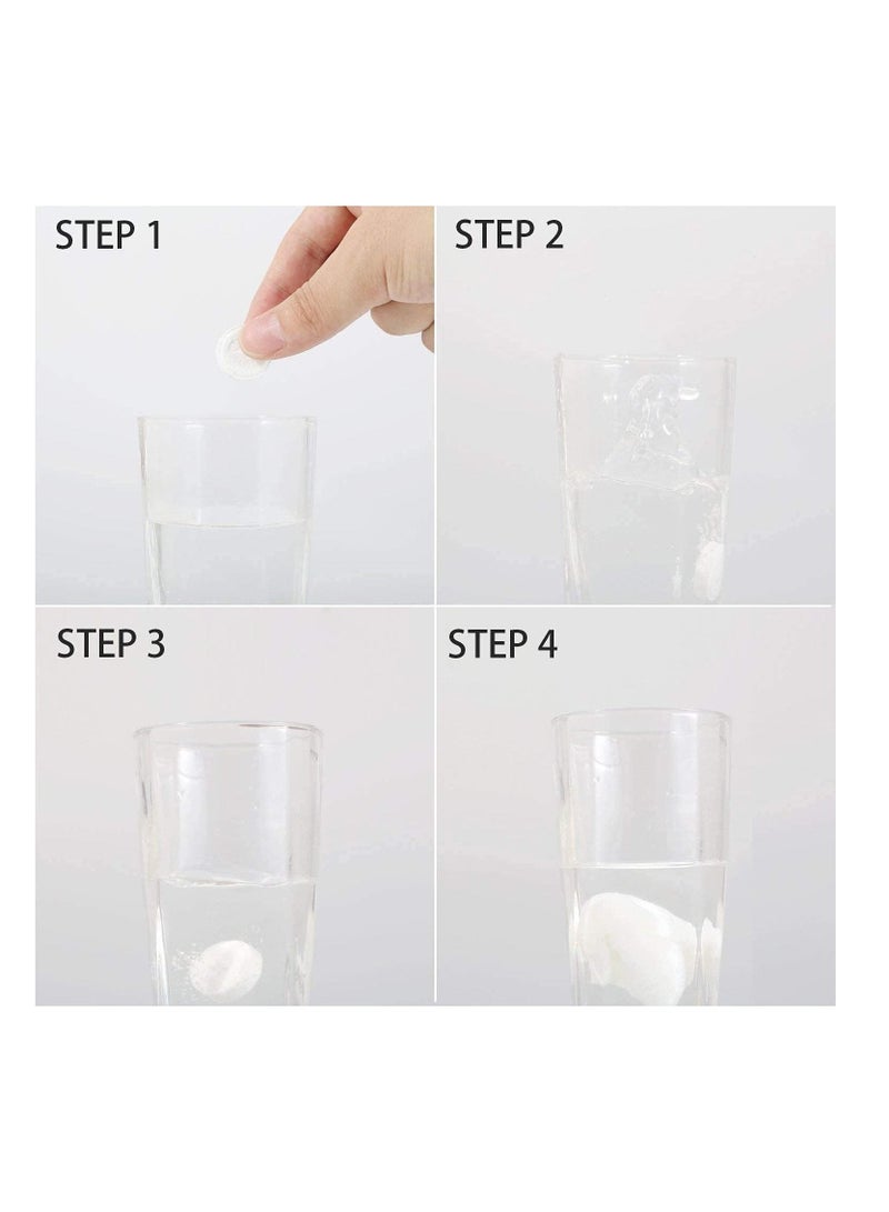 Myonly 100-Piece Disposable Portable Compressed Face Towel White 50g - Image 5