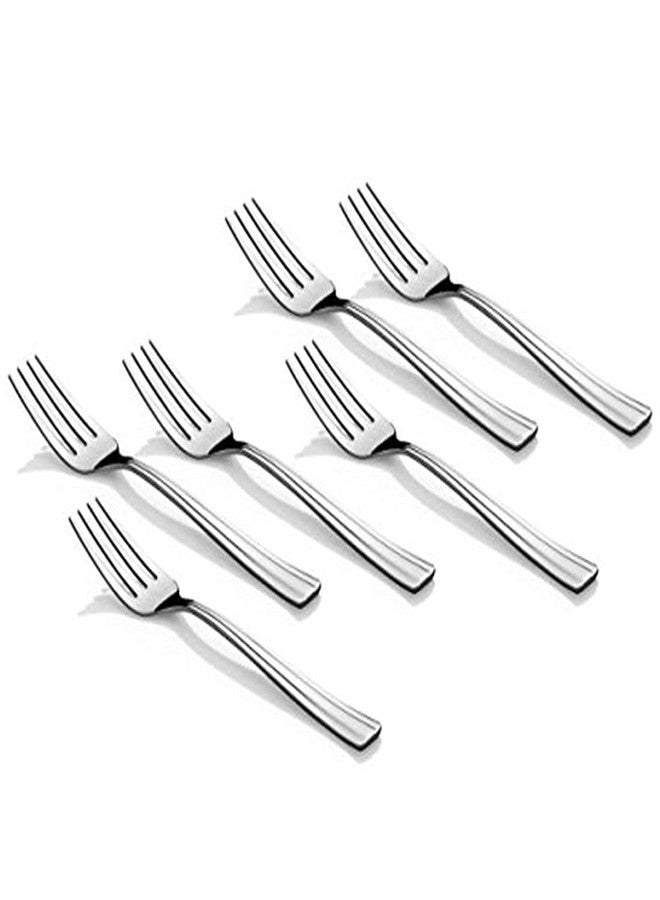 Fns Venice Stainless Steel Dinner Fork (Set of 6) for Dining Table, Home and Kitchen - Image 1
