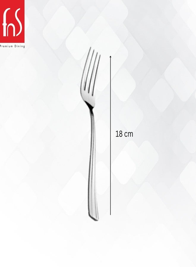 Fns Venice Stainless Steel Dinner Fork (Set of 6) for Dining Table, Home and Kitchen - Image 3
