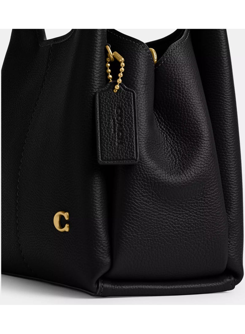 coachoutlet Coach Lana Women's Shoulder Bag 23, Women's Tote Bag, Women's Hand Bag, Women's  Travel Bag, Black  - Image 5