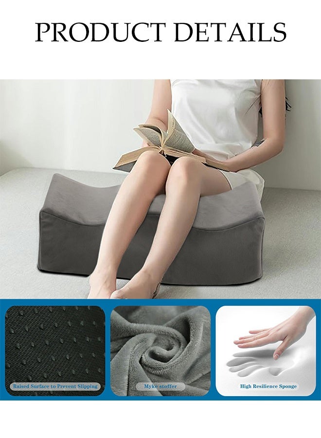 DUNISO Memory Foam Breathable Slow Rebound Seat Cushion Office Chair Leg Pillow, Multi-Function Decompression Leg Lift Pillow, Leg and Knee Foam Support, Relieve Sciatica, Back, Knee, Joint and Pregnancy Pain  - Image 3