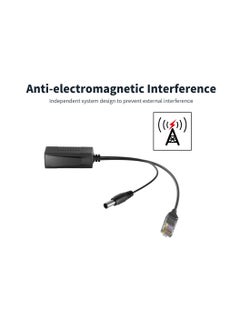 Generic 48V to 12V Active POE Splitter Adapter, Connectors Adapter Cable Splitter Injector AP Power Supply Isolated Type With DC 12V Output  - Image 5
