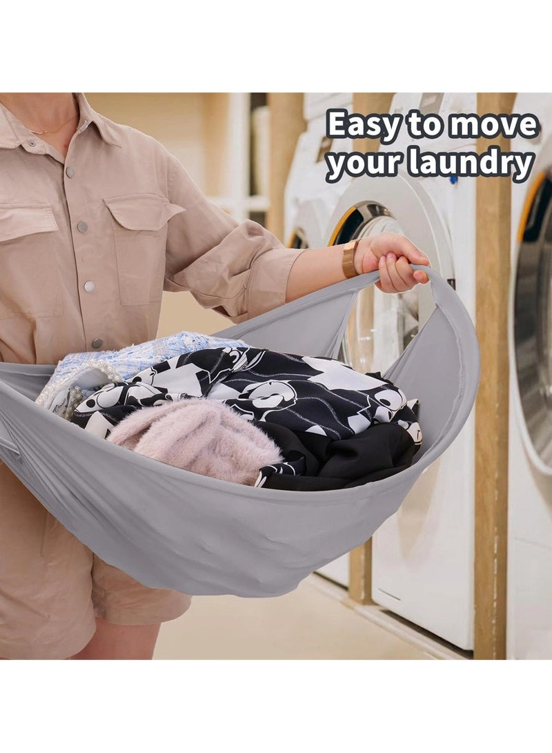 general Foldable storage basket portable storage Laundry Hamper basket pop-up laundry laundry basket - Image 2