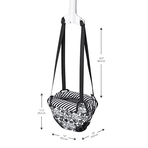 Evenflo Exersaucer Baby Jumper Featuring Easy-to-Use Clamp Attachment for Quick and Tool-Free Set Up and Adjustable Straps to Customize The Height for Your Child, Star Power - Image 5