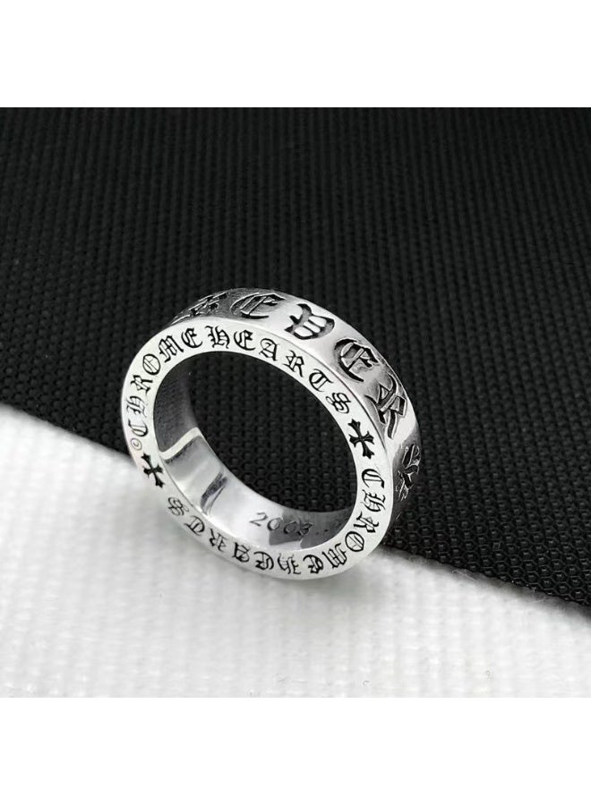 Mark Fairwhale Classic retro wide and narrow style couple ring for men and women 