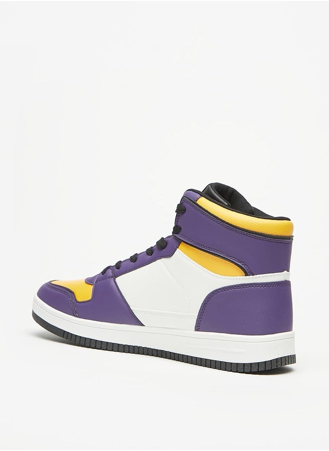Men's Lace-Up High Top Sneakers - pzsku/ZED649BC801CD02CA939BZ/45/_/1706688636/845c7855-5ea1-4430-b640-e82f00e03b19