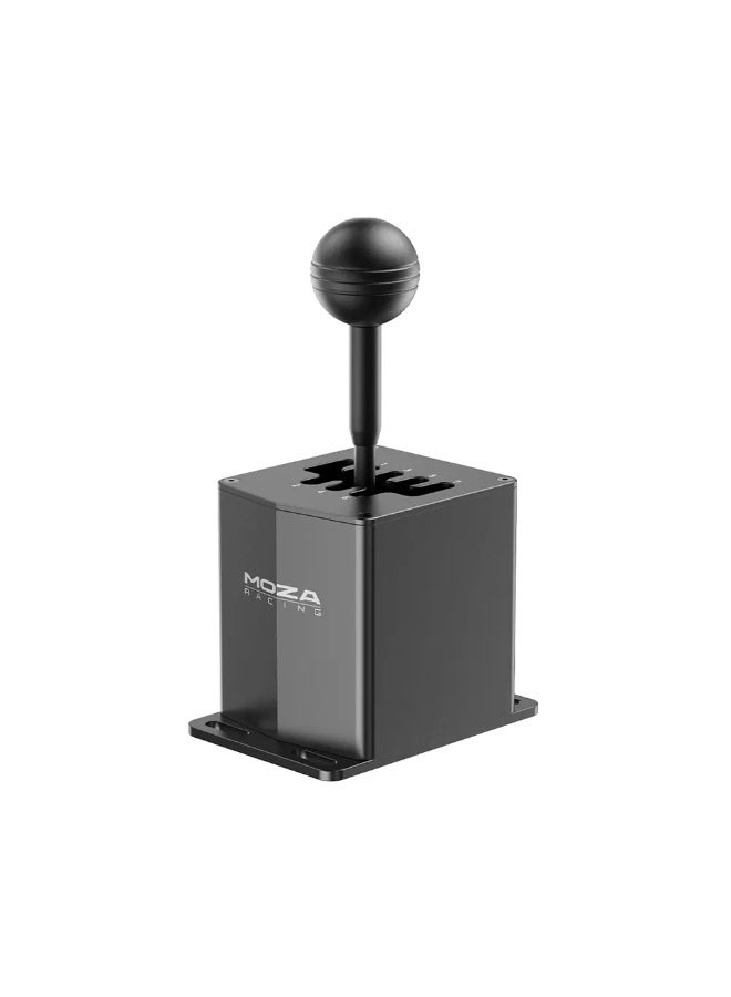 موزة عصا قير السرعات MOZA HGP للسباقات (7 + R) للكمبيوتر، بنمط H مع قفل للغيار السابع والعكسي، اتصال USB، سهلة التركيب - Image 1