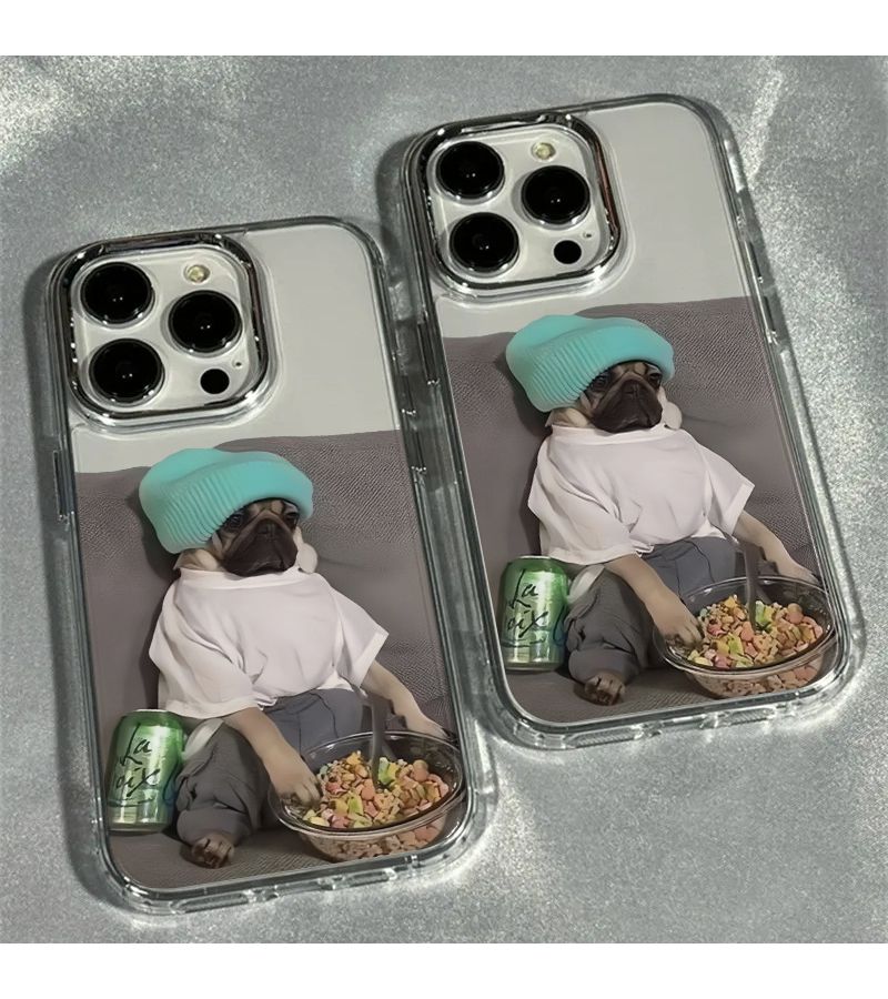 Transparent Funny Cute Dog Photo Phone Case For iPhone 17 Air - Image 2