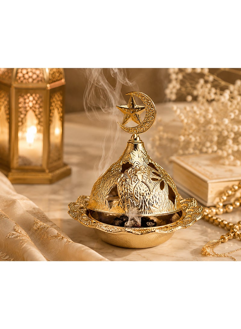 Add a touch of luxury to your home with this charming small oriental incense burner. - Image 1