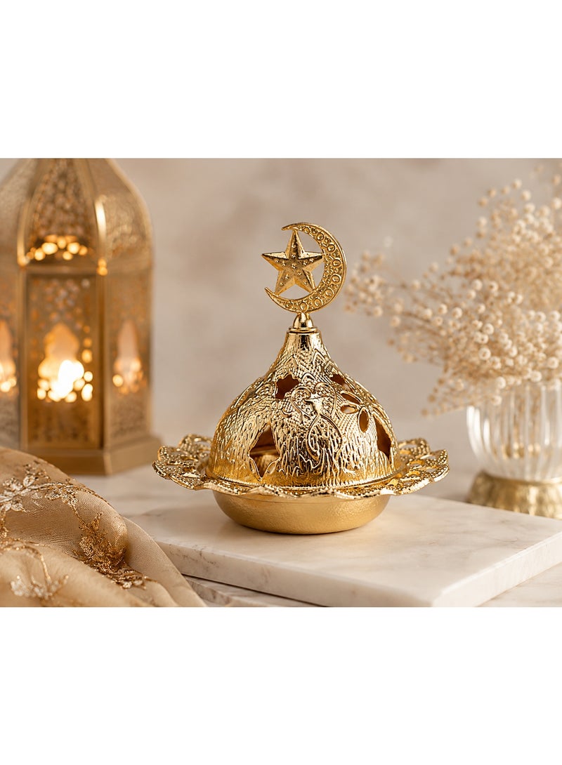 Add a touch of luxury to your home with this charming small oriental incense burner. - Image 2