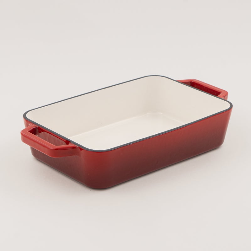 Alberto enameled cast iron roaster, red 33*25*7.5cm - Image 1