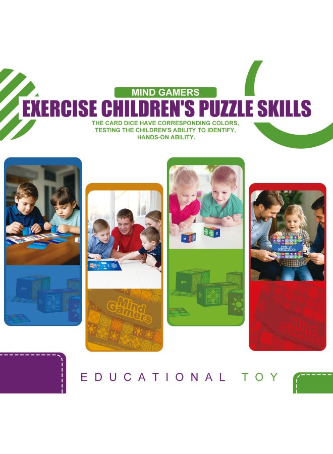 لعبة UZZLE PUZZLE التفاعل بين الوالدين والطفل، لوحة التفكير المنطقية في الفضاء، ألعاب انفجارات - اللون: الإصدار 3.0 Mind Gamers - Image 3