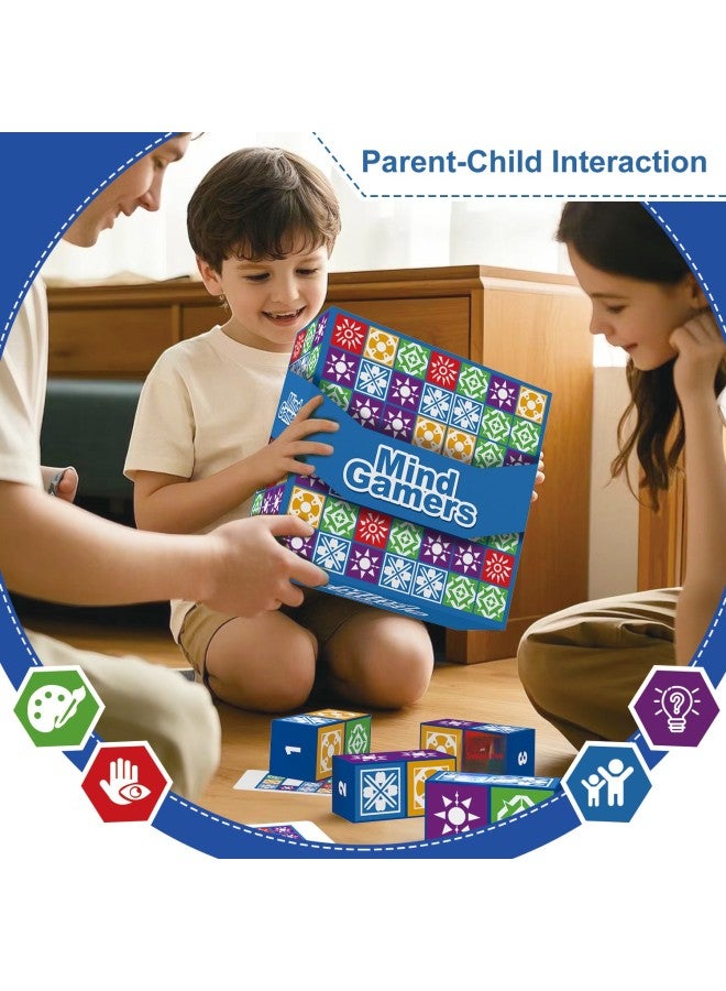 لعبة UZZLE PUZZLE التفاعل بين الوالدين والطفل، لوحة التفكير المنطقية في الفضاء، ألعاب انفجارات - اللون: الإصدار 3.0 Mind Gamers - Image 2