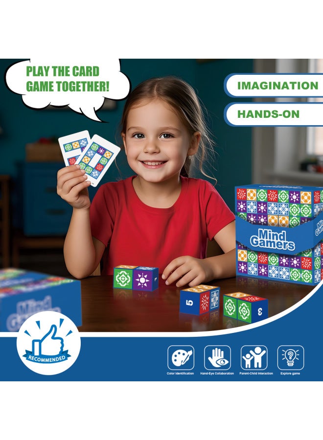 لعبة UZZLE PUZZLE التفاعل بين الوالدين والطفل، لوحة التفكير المنطقية في الفضاء، ألعاب انفجارات - اللون: الإصدار 3.0 Mind Gamers - Image 5