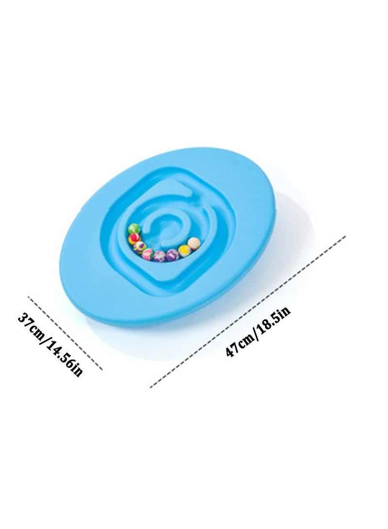 XiuWoo Educational Toy Maze Wobble Balance Rocking Board with 5 Balls for Kids - Image 5