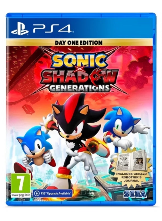 PlayStation Sonic X Shadow Generations – High-Speed Dual-Story Action Platformer – Day One Edition – PS4 - Image 1