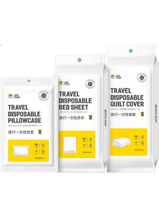 JOY TOUR Joytour Disposable Bath Towel Set, Extra Thick And Large, Sterilized For Travel, Business Trips, And Hotel Use, Pack Of 5 - Image 3