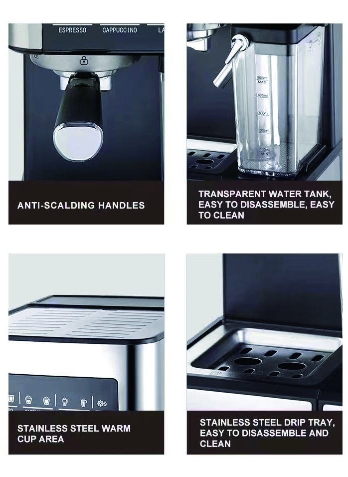 Goldfinch Fully Automatic Espresso Coffee Machine With One Button To Make Espresso, Cappuccino And Latte  - Image 5