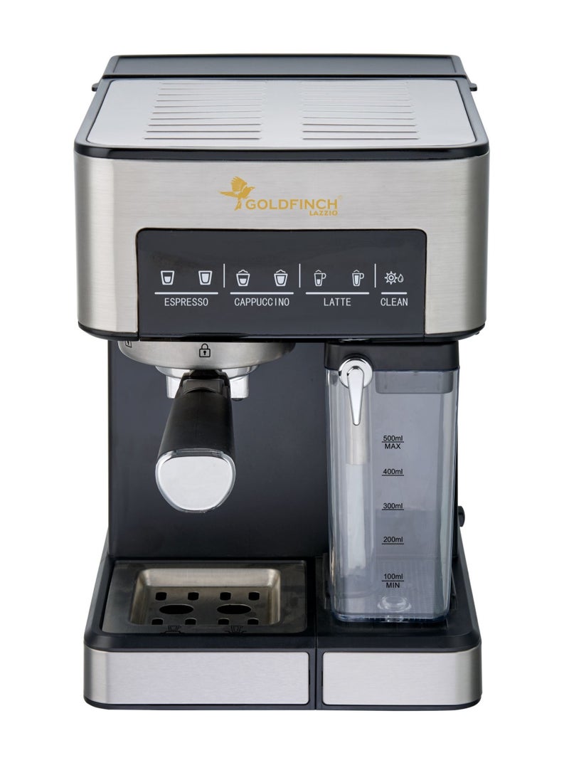 Goldfinch Fully Automatic Espresso Coffee Machine With One Button To Make Espresso, Cappuccino And Latte  - Image 1