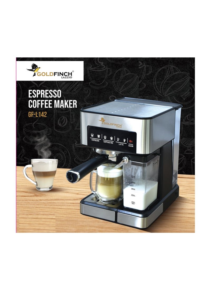 Fully Automatic Espresso Coffee Machine With One Button To Make Espresso, Cappuccino And Latte