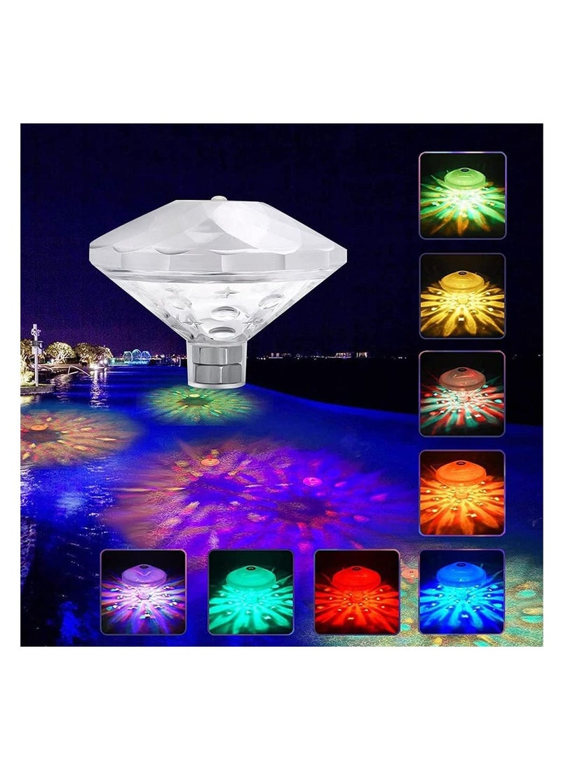 Generic 2 Pieces LED Floating Pool Lights, Waterproof Underwater Lights with 7 Modes for Disco Parties, Pond Decor, and Hot Tub Fun  - Image 3