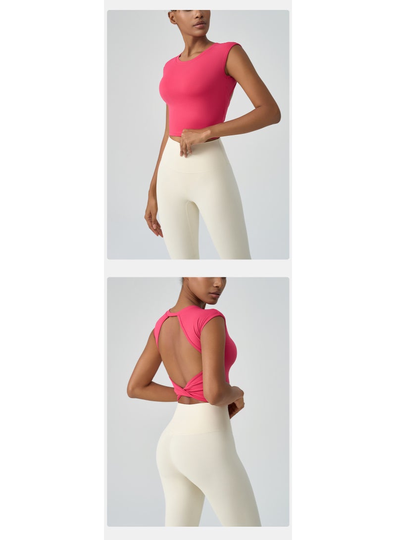 كوينج Women's Sports Bra Top Women Tight Elastic Gym Sport Vest Yoga Bras Crop Top Yoga Clothes Stretch Women Sports Underwear - Image 2