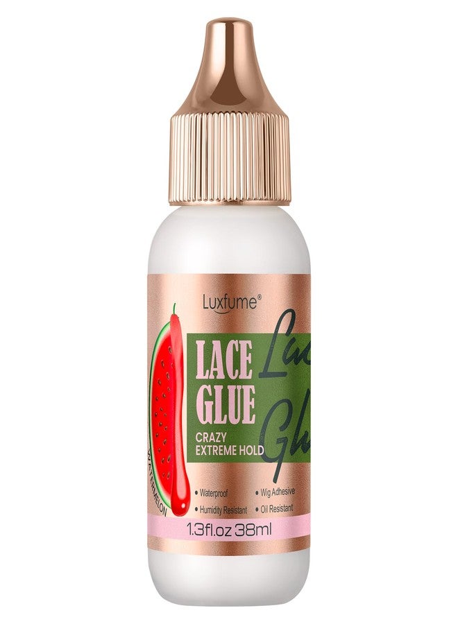 Luxfume Invisible Lace Glue 1.34oz | Waterproof & Super Hold | Wig Glue for Front Lace Wig - Fast Drying, No Residue Formula, Watermelon Scented - Image 1