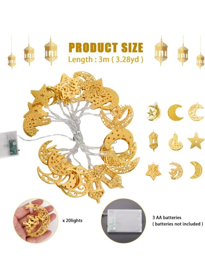 Ramadan Lanterns Decorative Lights Strip - 3M - Image 1