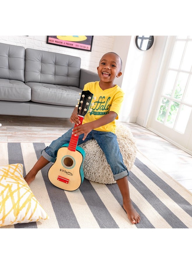 KidKraft - Lil' Symphony Wooden Play Guitar Kids Musical Instrument Toy Gift For Ages 3+ - Image 1