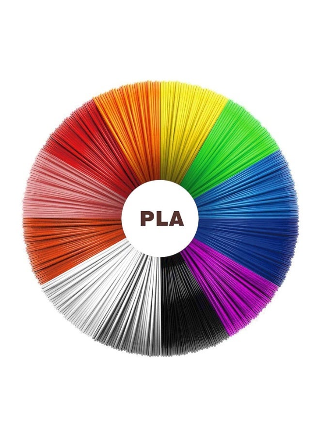 3D Printing Pen Filament, 12 Colors, 1.75mm, 10 Feet Each Color, Total 120 Feet, High Quality 3D Printing Pen Filament, 3D Printer Filament for the Smartest 3D Printing Pens - Image 1