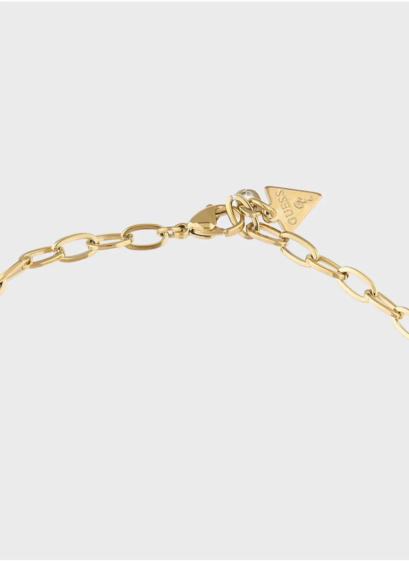 جس Jubn05060Jwygt/U 21 Inch Heart Charm Necklace