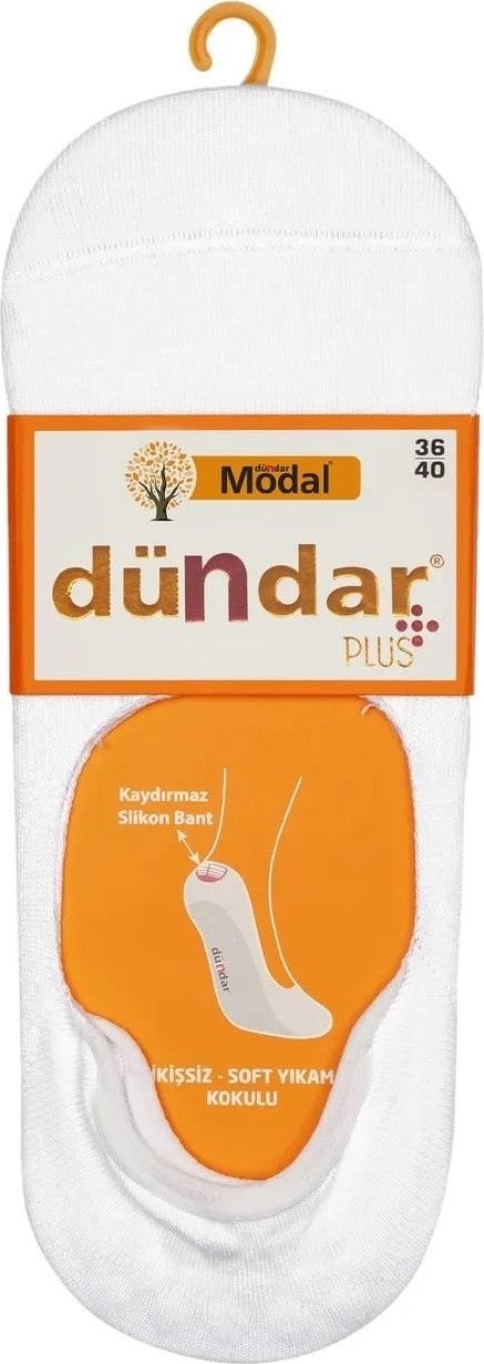 Dündar Women's Modal Ballerina Socks 6913 - 12 Pieces 