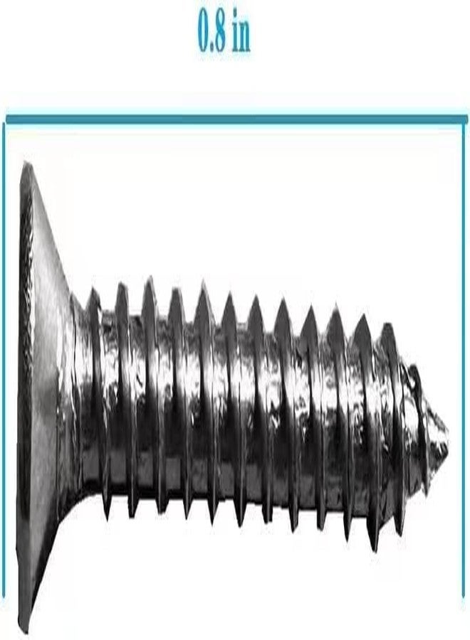 Gairsk 1 3/4 Wide Shower Door Wall Jamb Bumper Guide Black Pack of 2 with Screw - Image 3