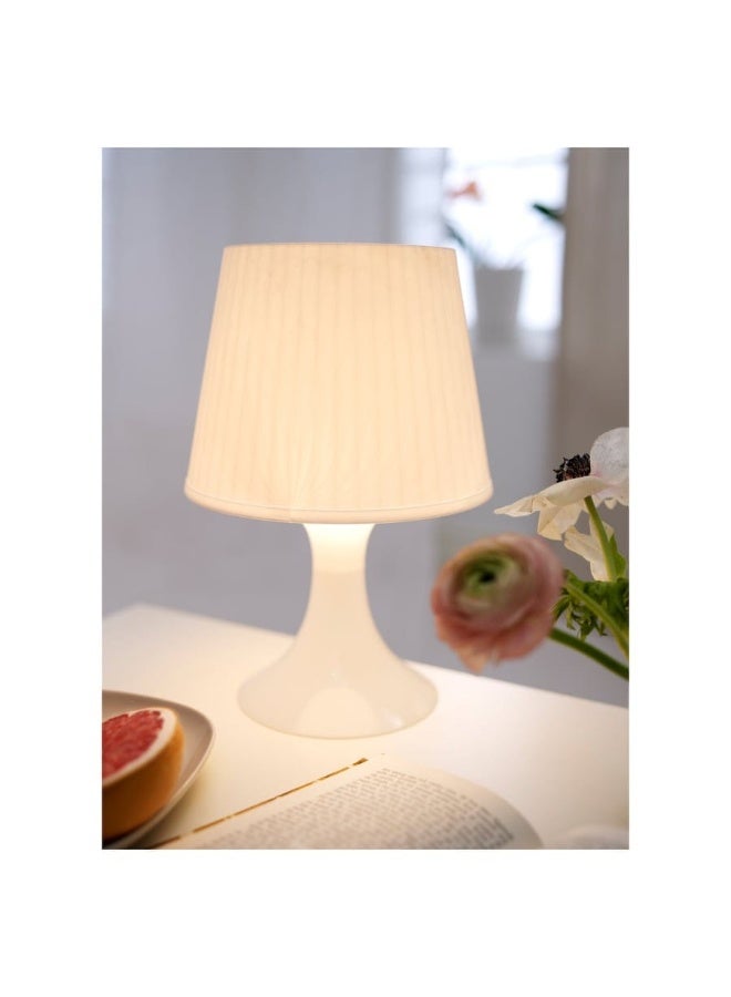 IKEA (IKEA) لامبان مصباح طاولة، أبيض، 29 سم - Image 2