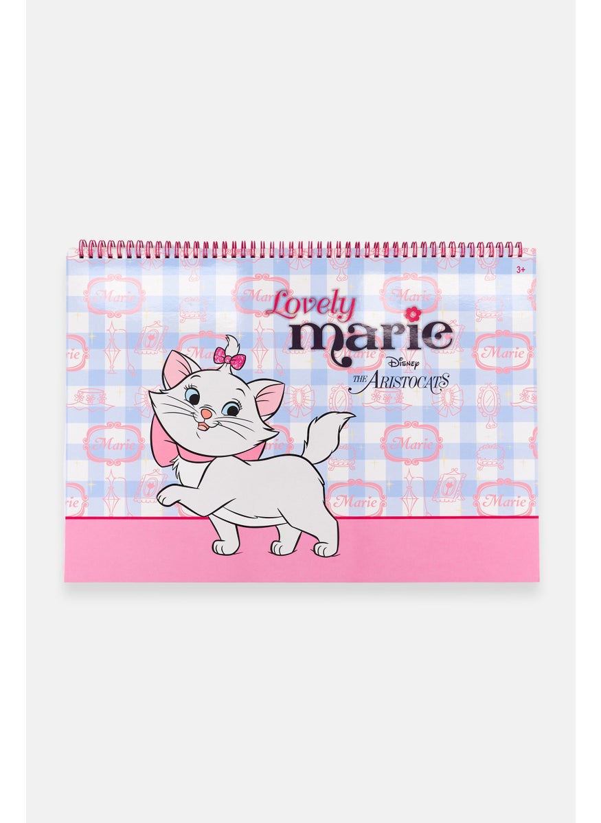 Disney Lovely Marrie A3 Sketchbook, Pink  - Image 1