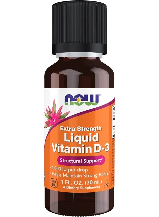 Foods Vitamin D3 Liquid Extra Strength 1 Fl. Oz. 1 Pack