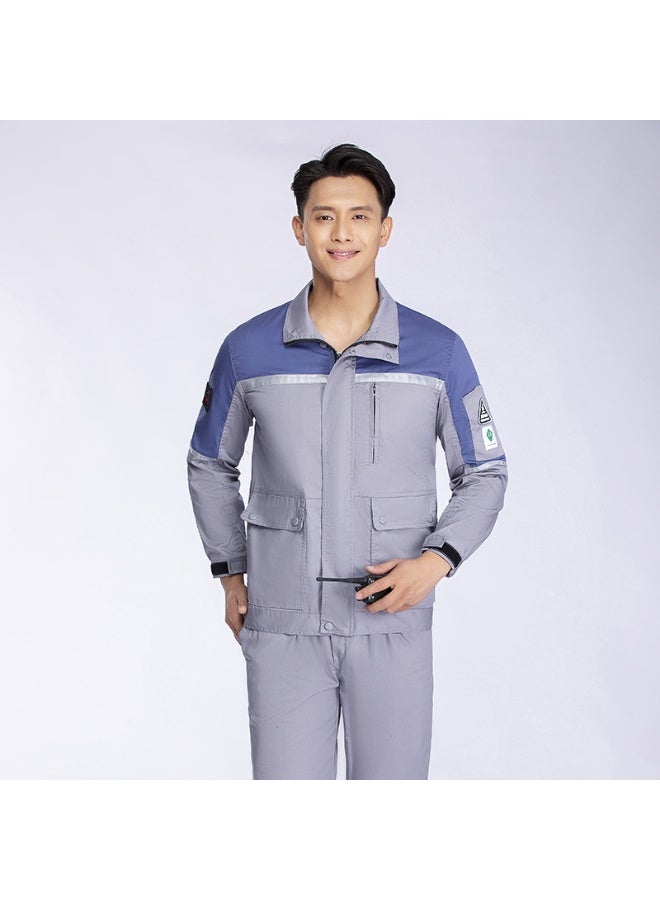NIBEMINENT Anti-static Work clothing Electrical Mechanics repairman gas station work coverall Workshop Hi vis Safety Work Uniforms - Image 1