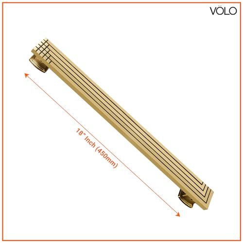 VOLO Antique Finish Door Handle for Main Doors - Pull-Push Handle for Wooden and Glass Doors in Home, Hotel, Office (Model SAM-04) (2, 450MM) - Image 2