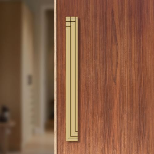 VOLO Antique Finish Door Handle for Main Doors - Pull-Push Handle for Wooden and Glass Doors in Home, Hotel, Office (Model SAM-04) (2, 450MM) - Image 3