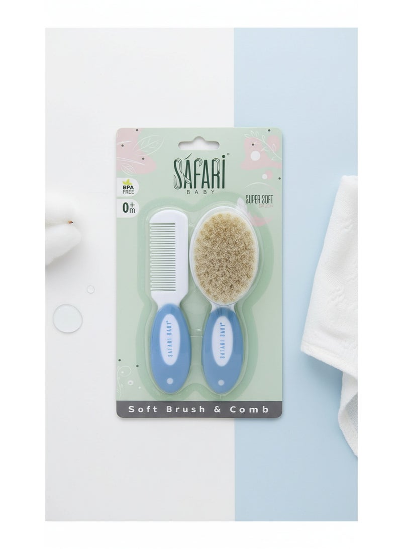 سفاري بيبي فرشاة ومشط فائق النعومة من سفارى - Image 1