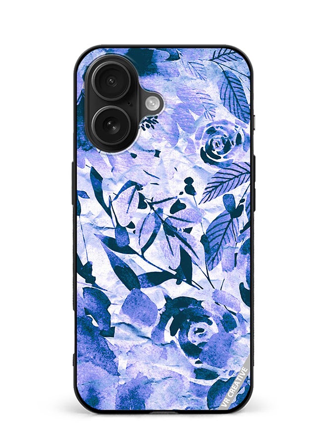 Protective Case Cover For Apple iPhone 16 Plus Flower Design Multicolour