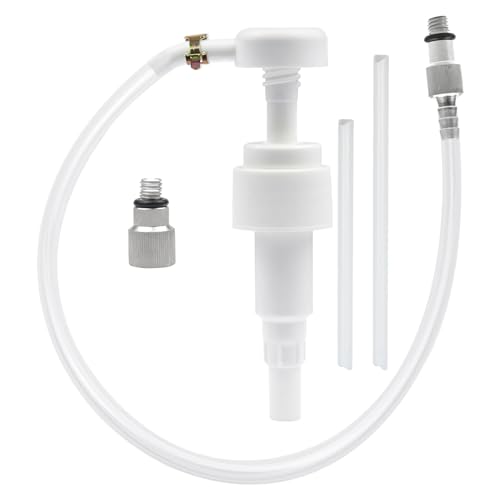 Bolaxin Lower Unit Gear Oil Pump for Standard Quart Bottles 8mm and 10mm Adapters for 28MM Cap Pump for Most Foreign Made Marine Boat Outboard Motors NOT for Volvo Penta - Image 1