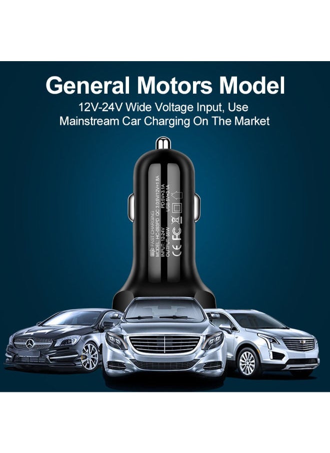 SHOPI - PD Car Fast Charger 55W White - Image 1