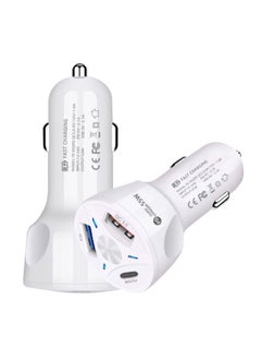 PD Car Fast Charger 55W White