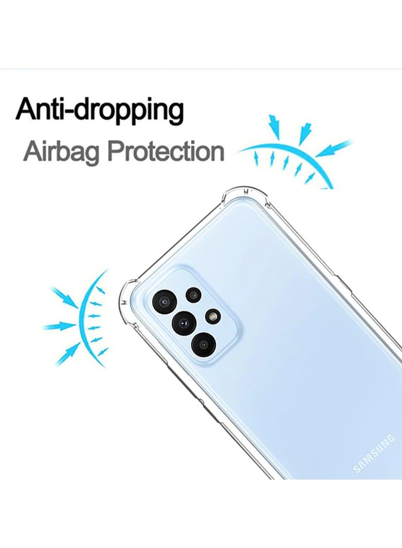 Samsung Galaxy A73 Clear Cover Case soft TPU Transparent Back Protective Case shock Absorbent Reinforced Corner for Samsung Galaxy A73 Clear - Image 5