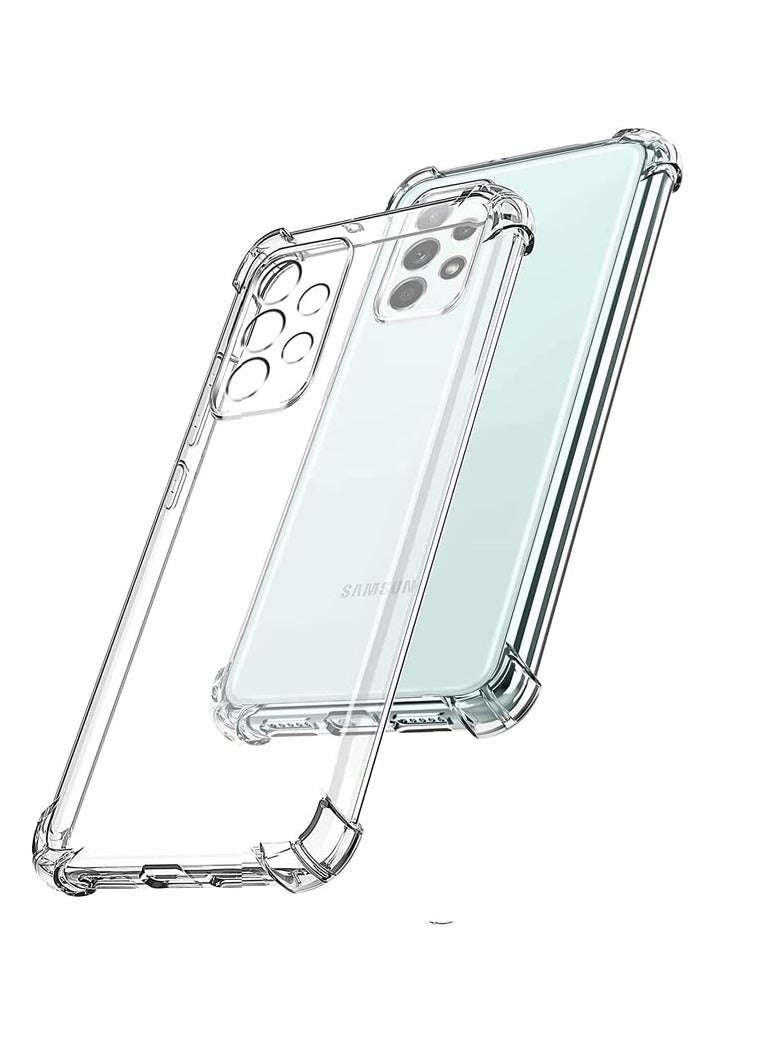 Samsung Galaxy A73 Clear Cover Case soft TPU Transparent Back Protective Case shock Absorbent Reinforced Corner for Samsung Galaxy A73 Clear - Image 1