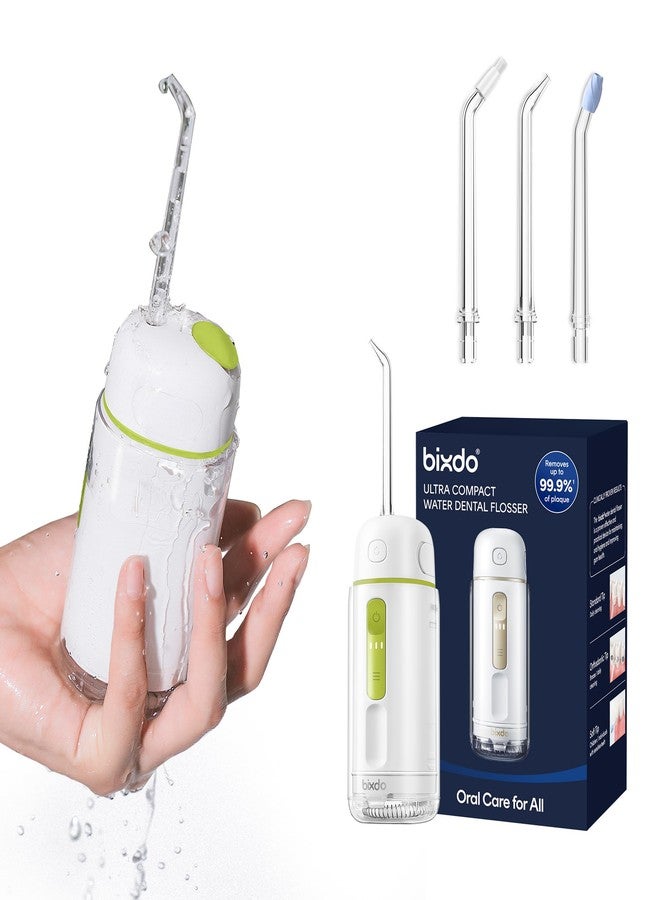 bixdo Water Flosser Portable for Travel - Mini Water Flosser with 3 Modes, IPX7 Waterproof, 360° Nozzles, Cordless Water Dental Flosser for Teeth Cleaning Flossing for Adults, Braces & Sensitive Gums - Image 1