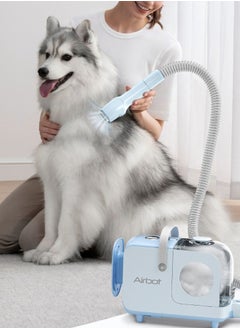 Airbot Airbot Pet Vacuum Cleaner P2 Blue+White UK - Low-Noise, Portable, Multi-Tool Grooming with Trimmer, DeShedder, Vacuum for Dogs & Cats, Home & Post-Walk Cleanup Pet  - Image 4